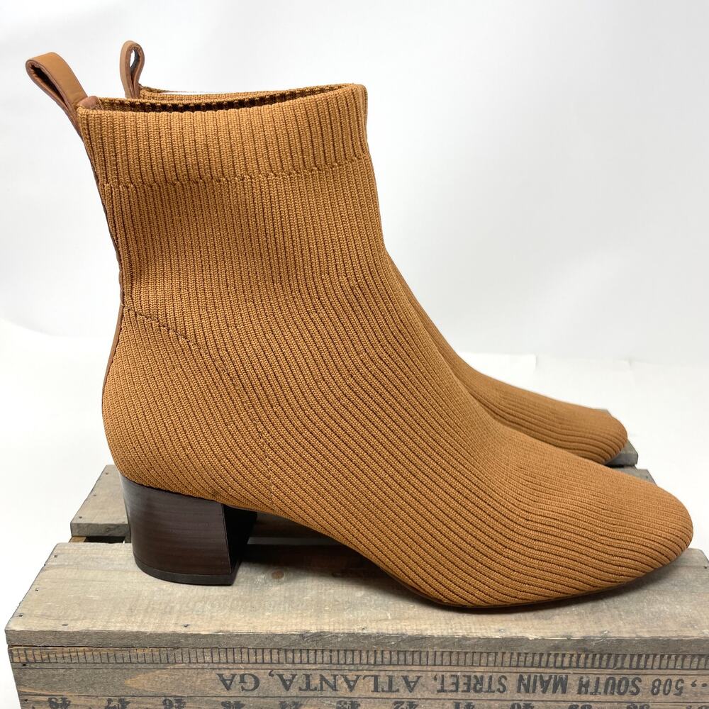 Everlane The Glove Boot In Toffee Tan ReKnit Size 11 New - Picture 5 of 10